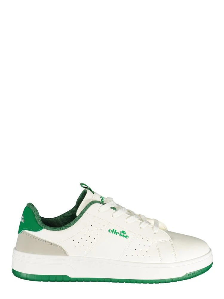 White Polyurethane Men's Sneaker