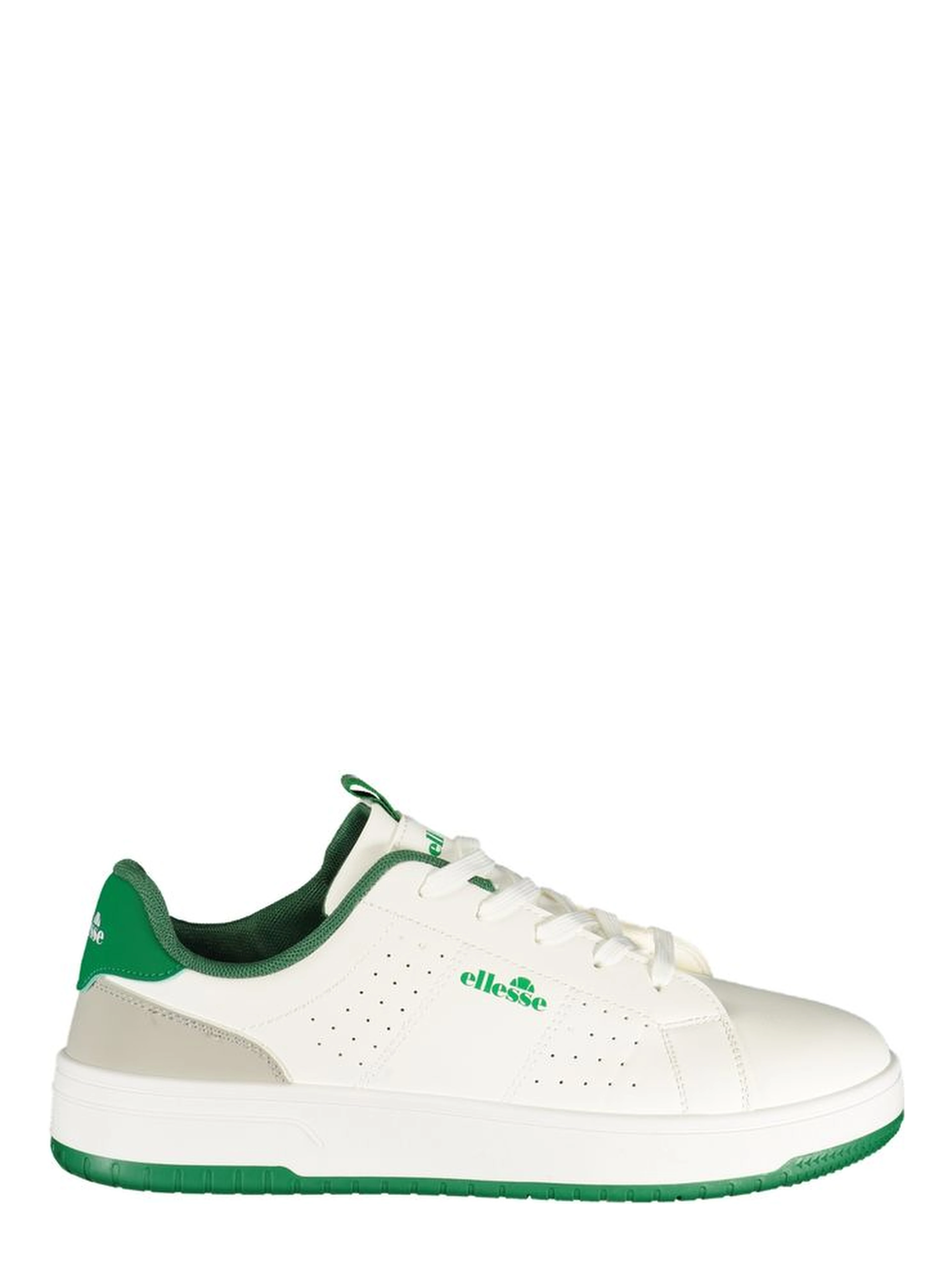White Polyurethane Men's Sneaker