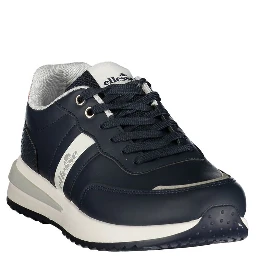 Blue Polyurethane Men's Sneaker