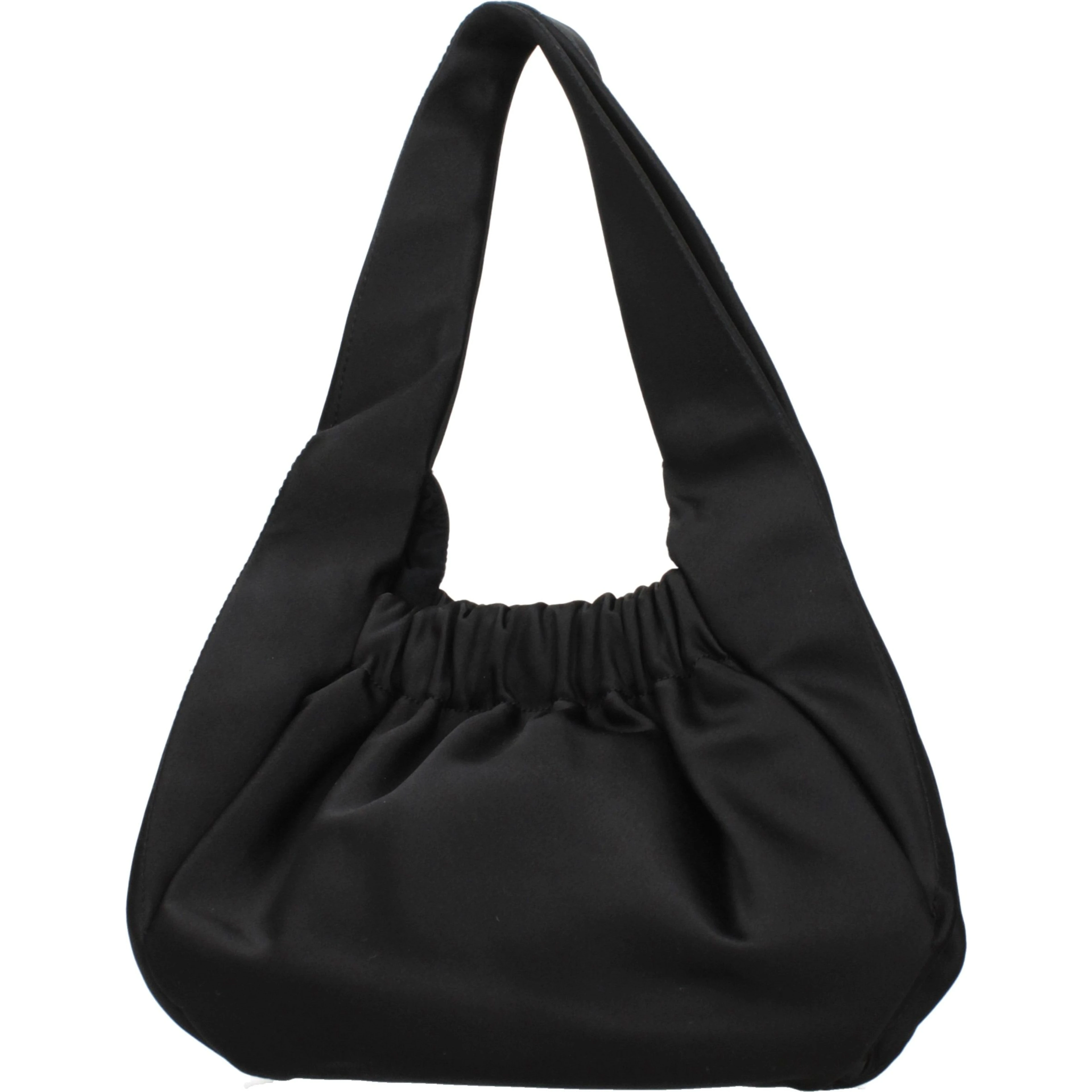 Black Fabric Handbag