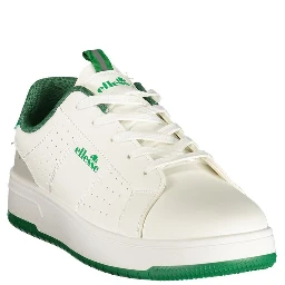White Polyurethane Men's Sneaker