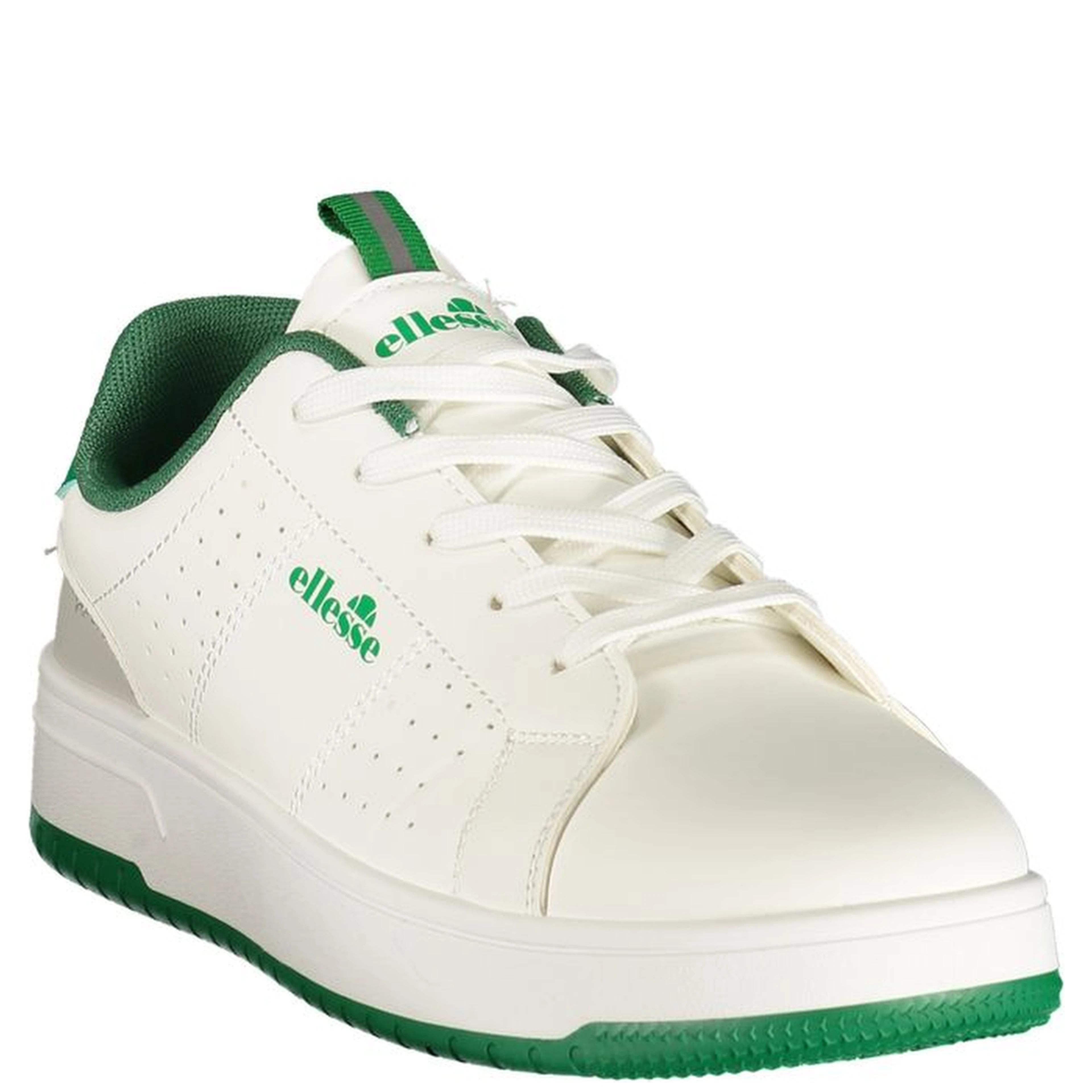 White Polyurethane Men's Sneaker