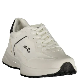 White Polyurethane Men's Sneaker
