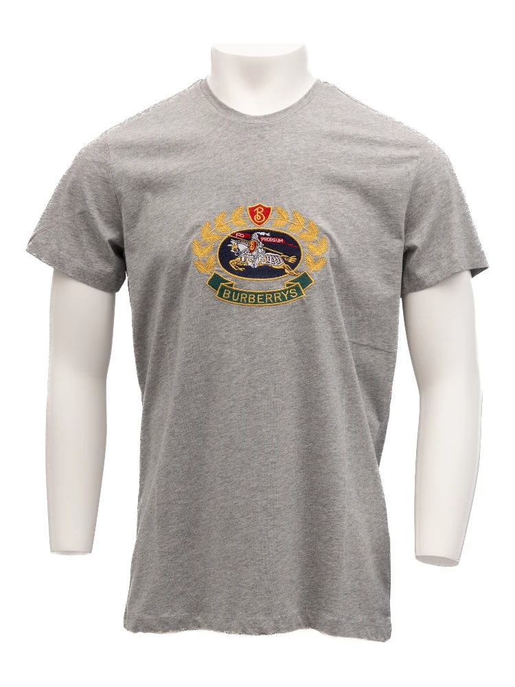 Grey Cotton T-Shirt