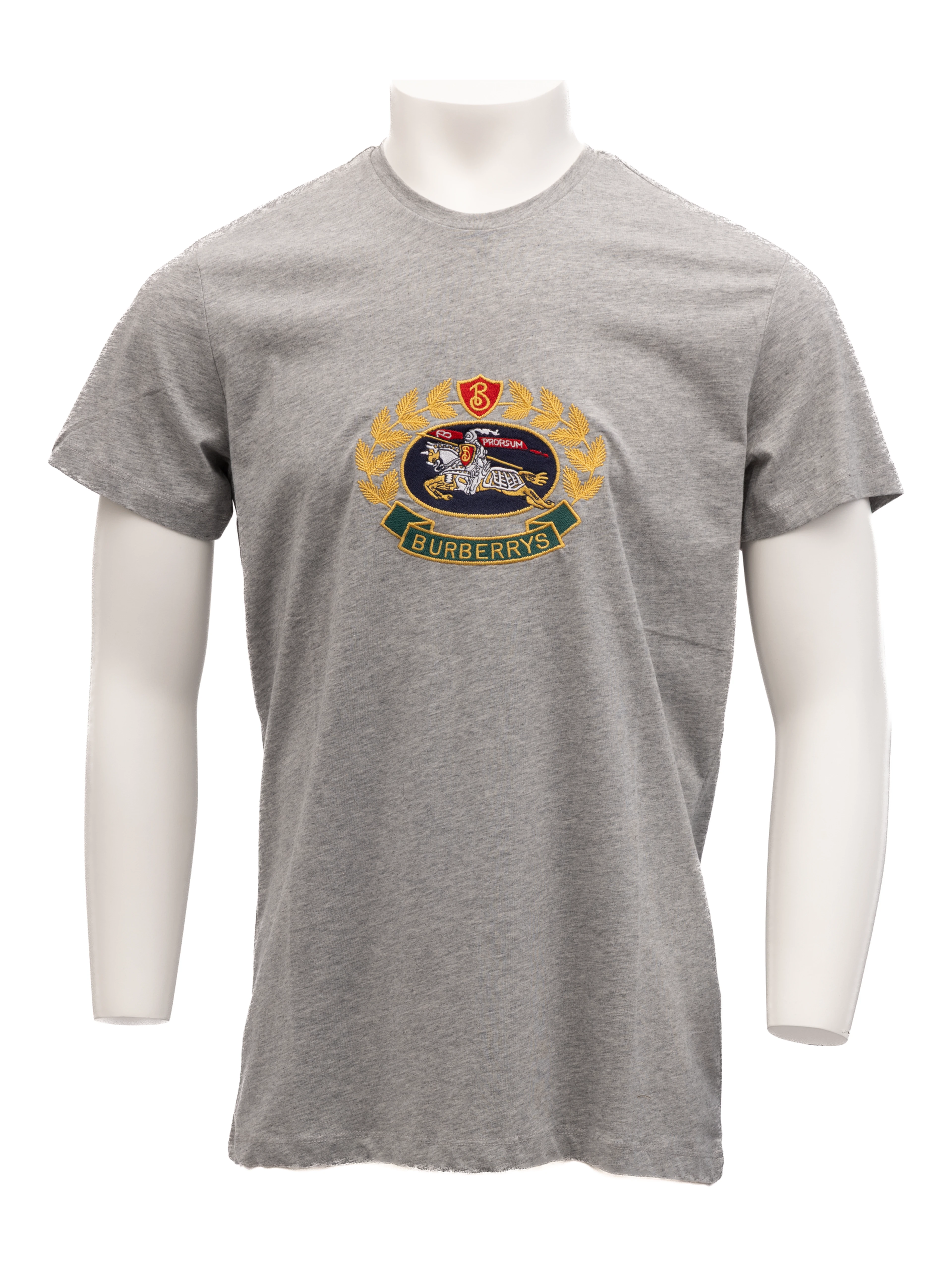 Grey Cotton T-Shirt