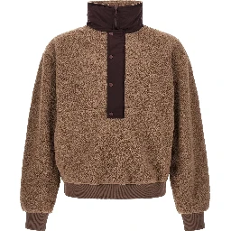 Brown Polyester Sweatshirt