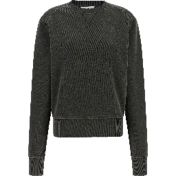 Black Cotton Sweatshirt