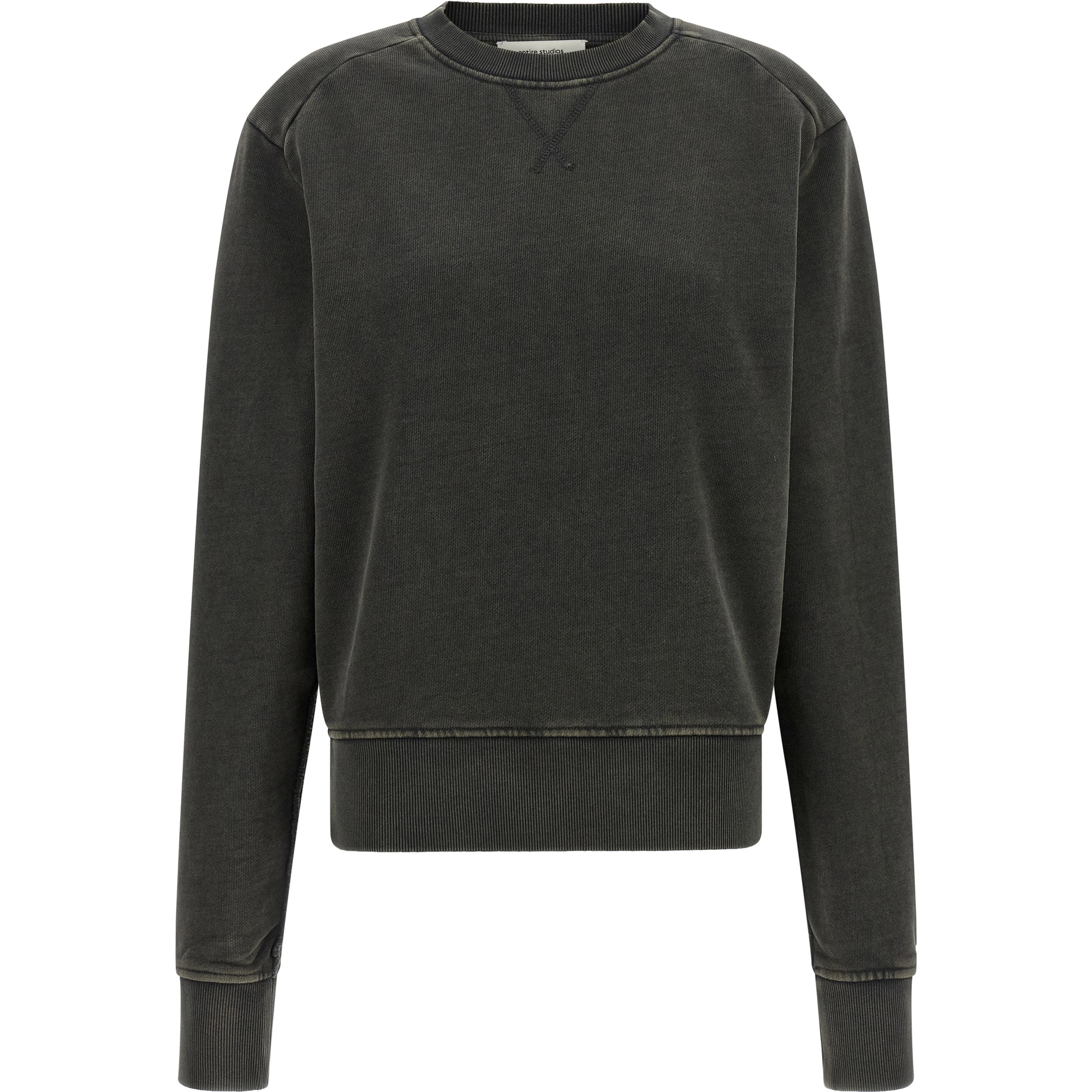 Black Cotton Sweatshirt