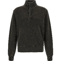 Black Cotton Cardigan