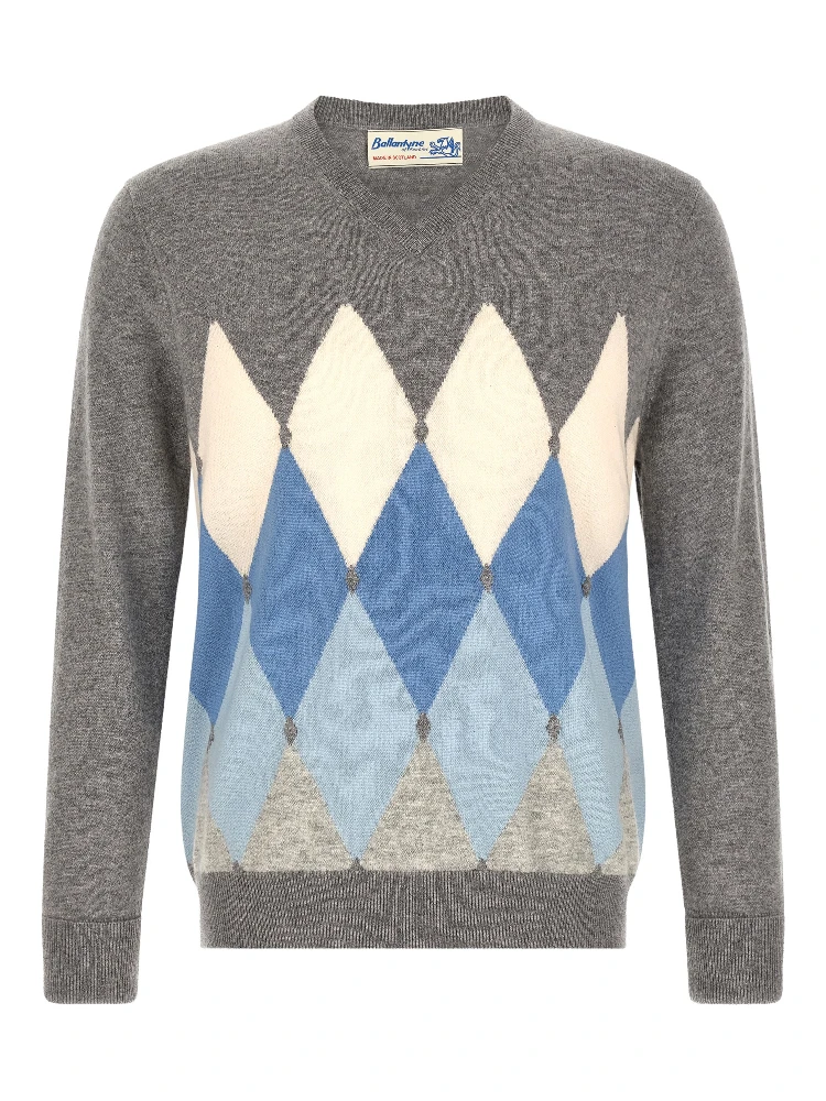 Gray Cashmere Cardigan