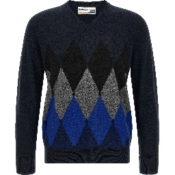 Blue Cashmere Cardigan