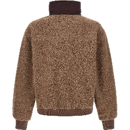 Brown Polyester Sweatshirt