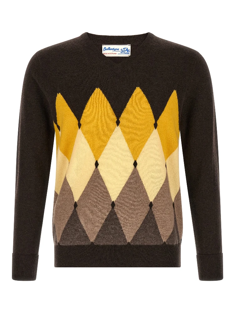 Brown Cashmere Cardigan