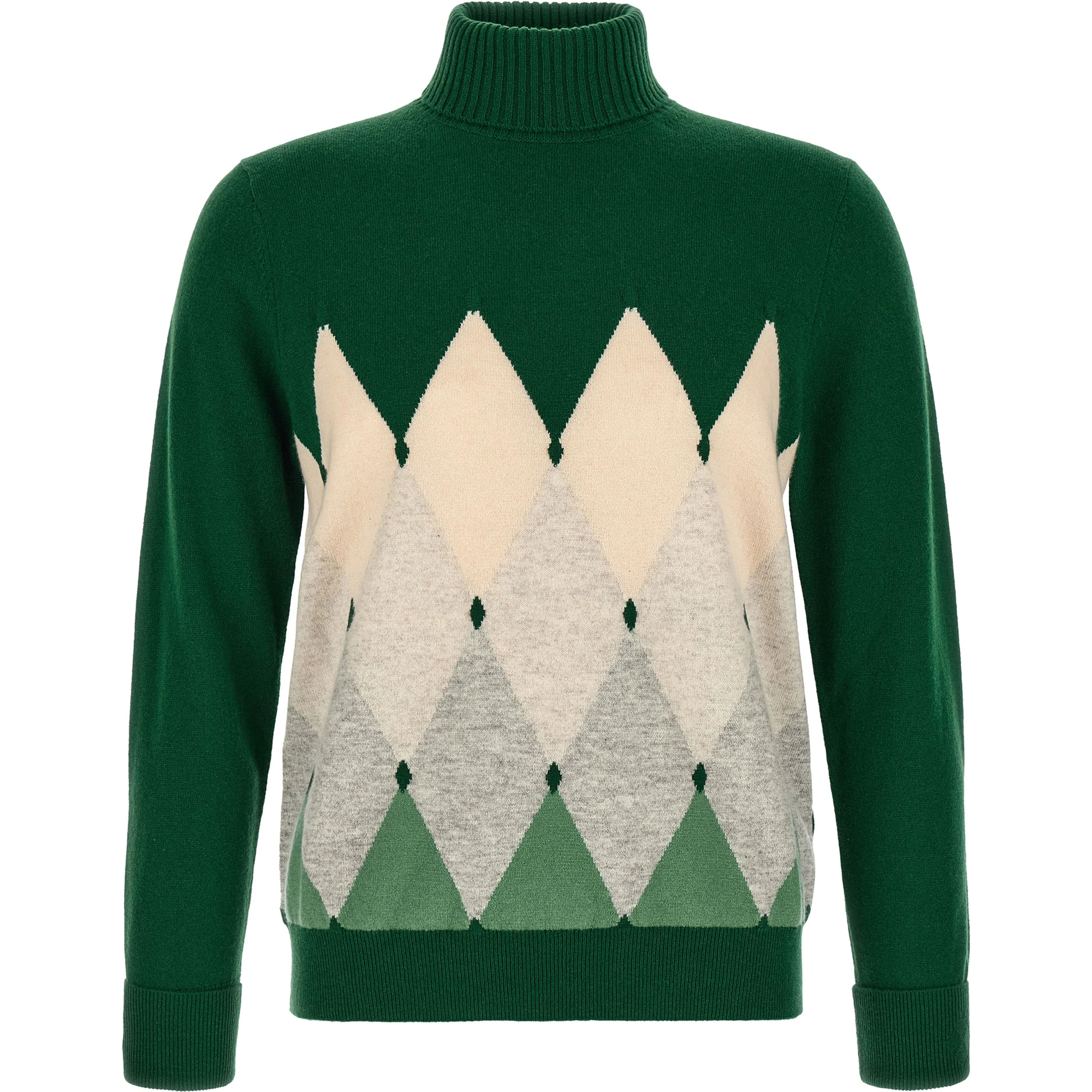 Bicolor Cashmere Cardigan