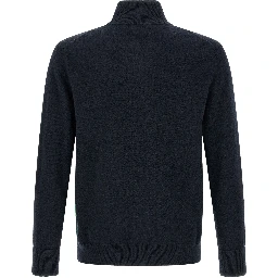 Blue Cashmere Cardigan