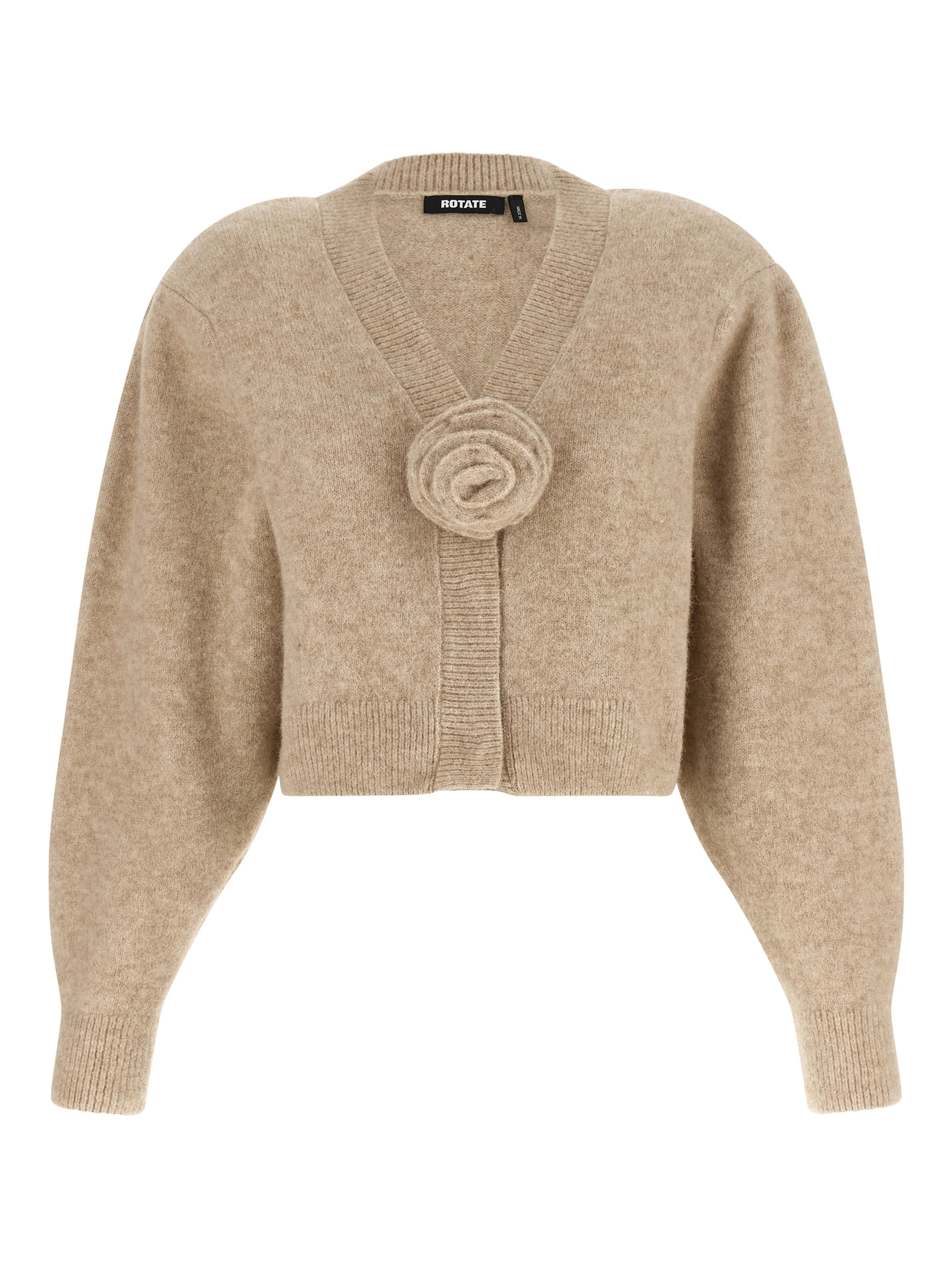 Beige Wool Cardigan