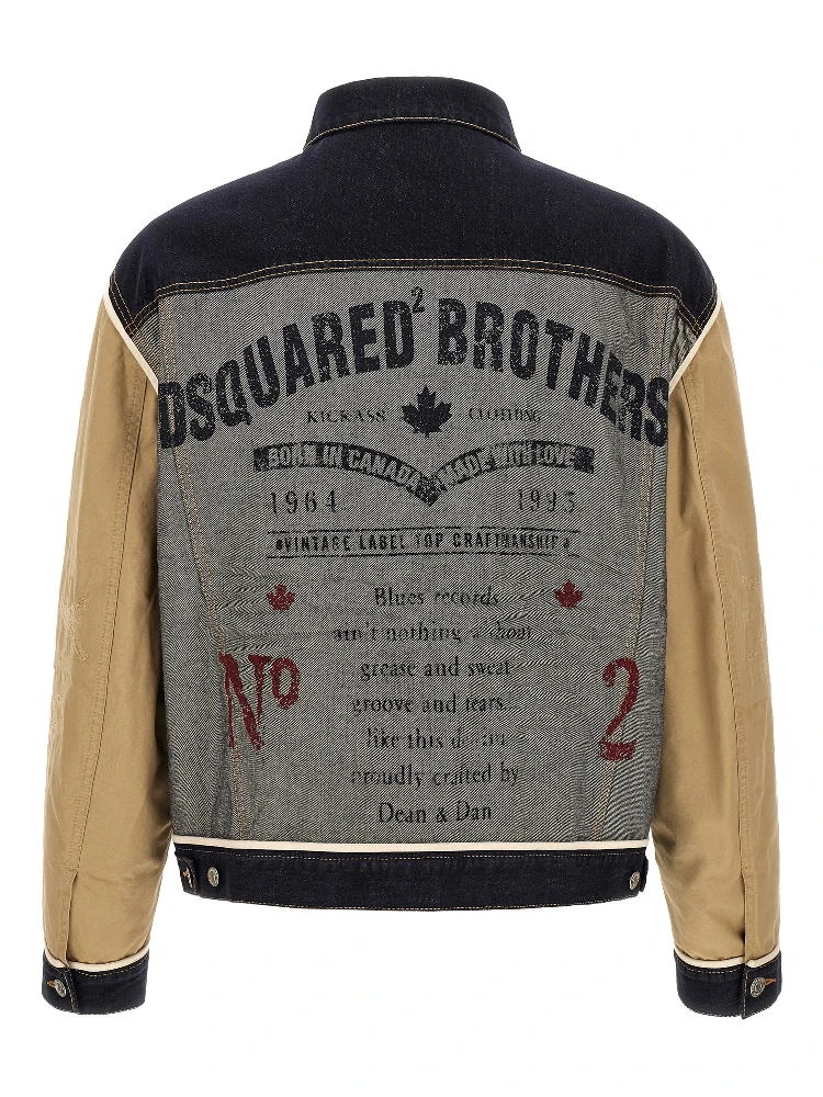 Beige Cotton Denim Jacket alternative