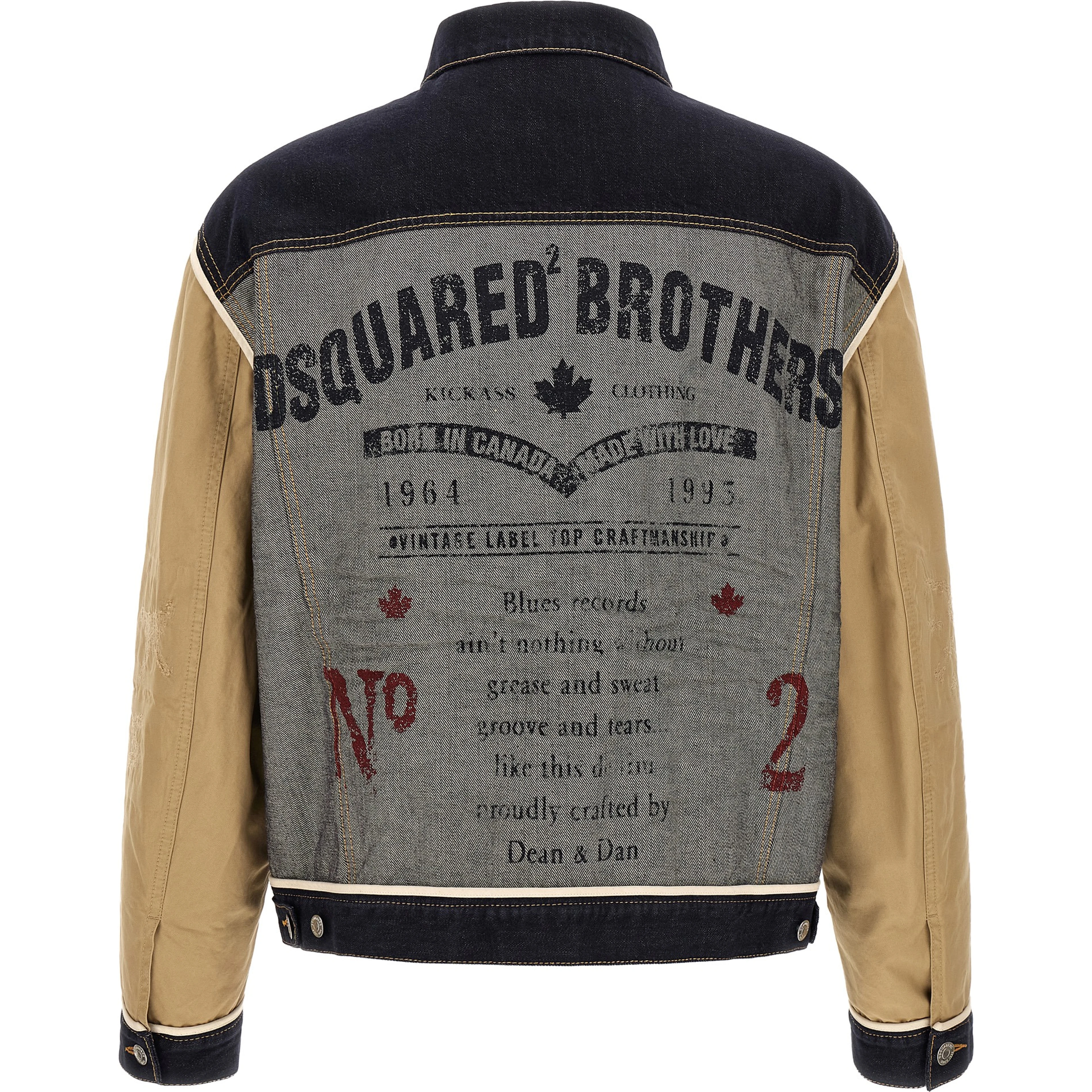 Beige Cotton Denim Jacket