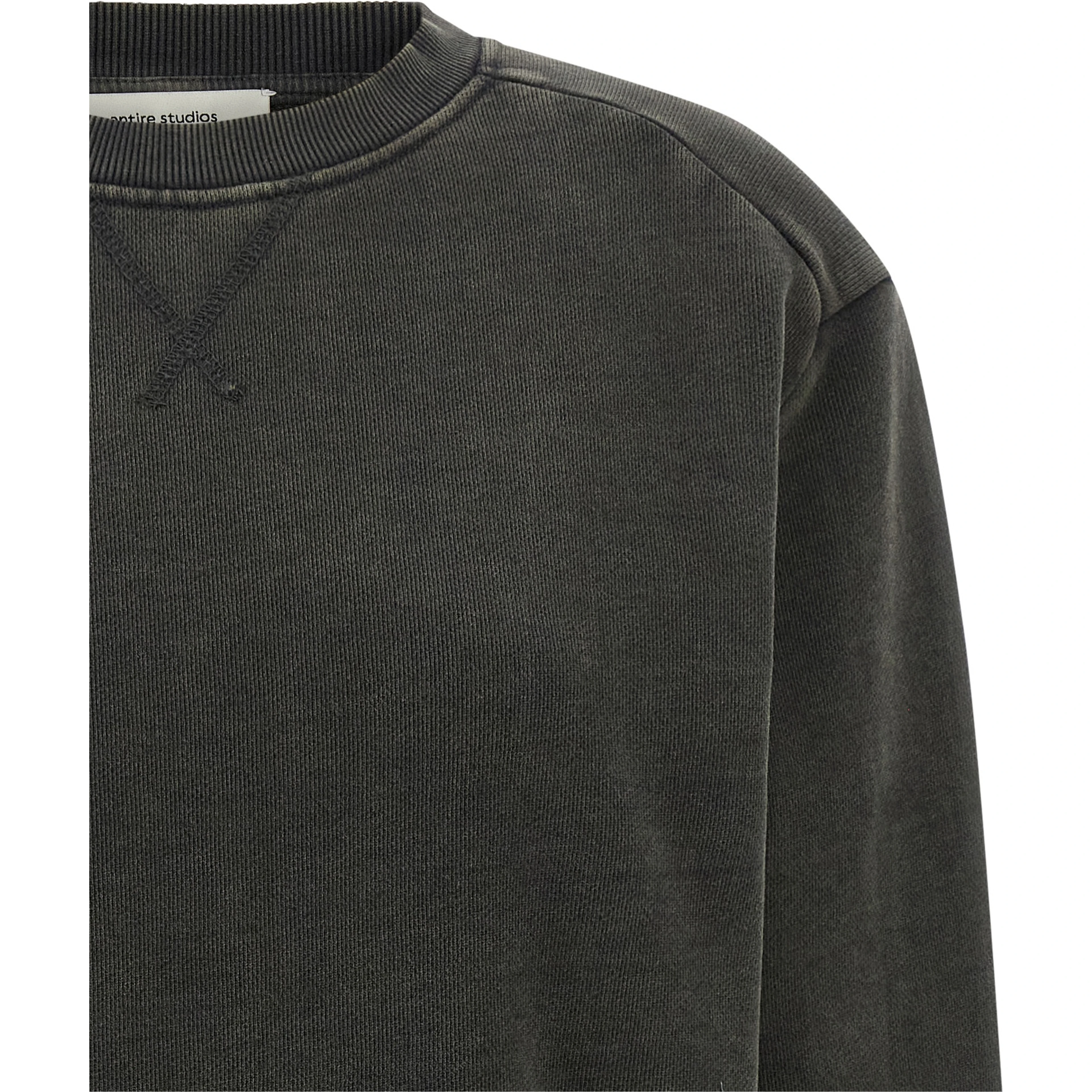 Black Cotton Sweatshirt