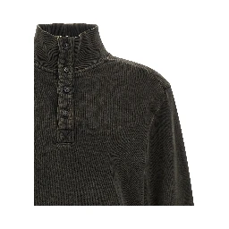 Black Cotton Cardigan