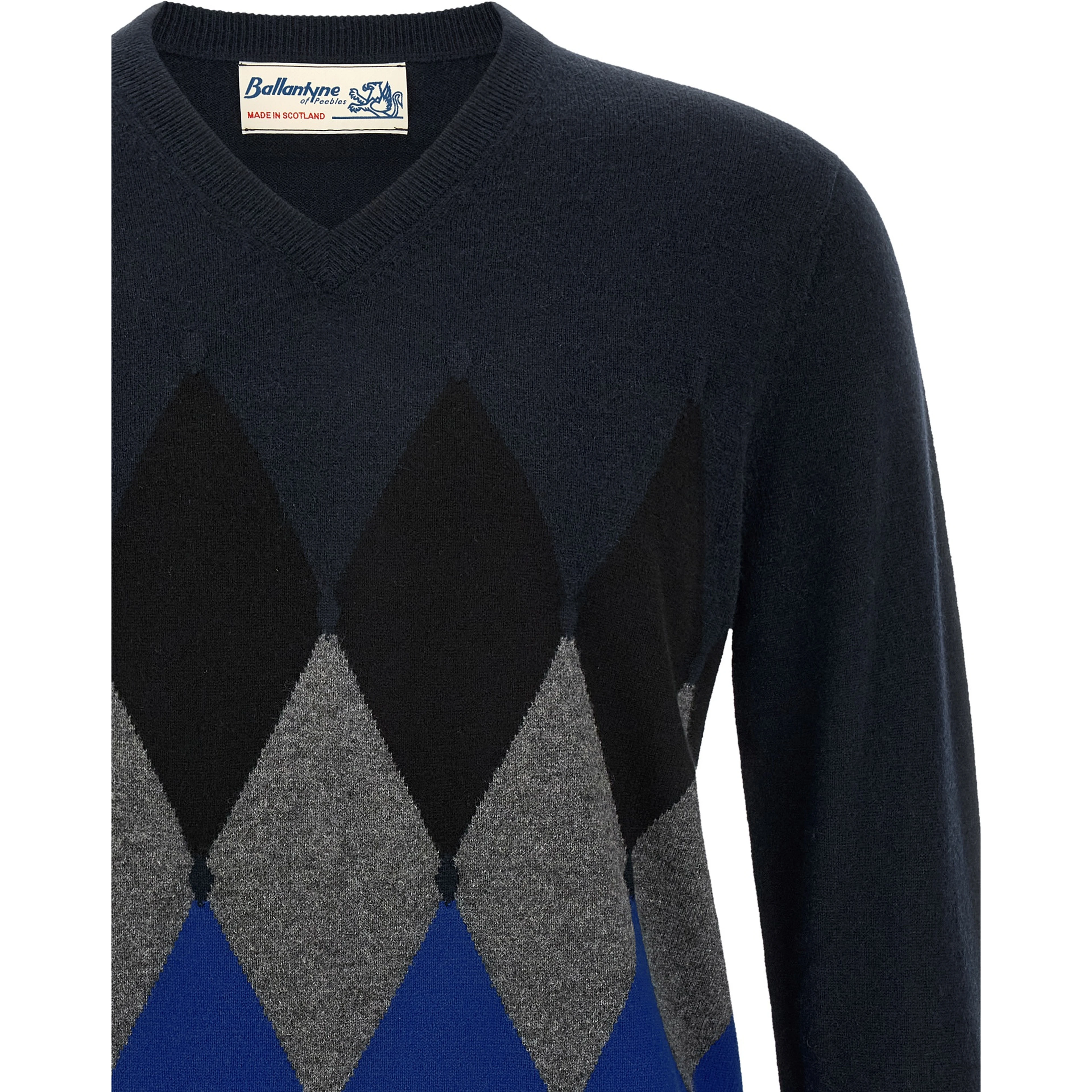 Blue Cashmere Cardigan