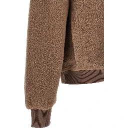 Brown Polyester Sweatshirt