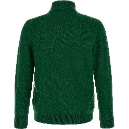 Bicolor Cashmere Cardigan