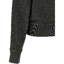Black Cotton Sweatshirt