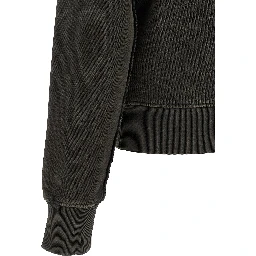 Black Cotton Cardigan