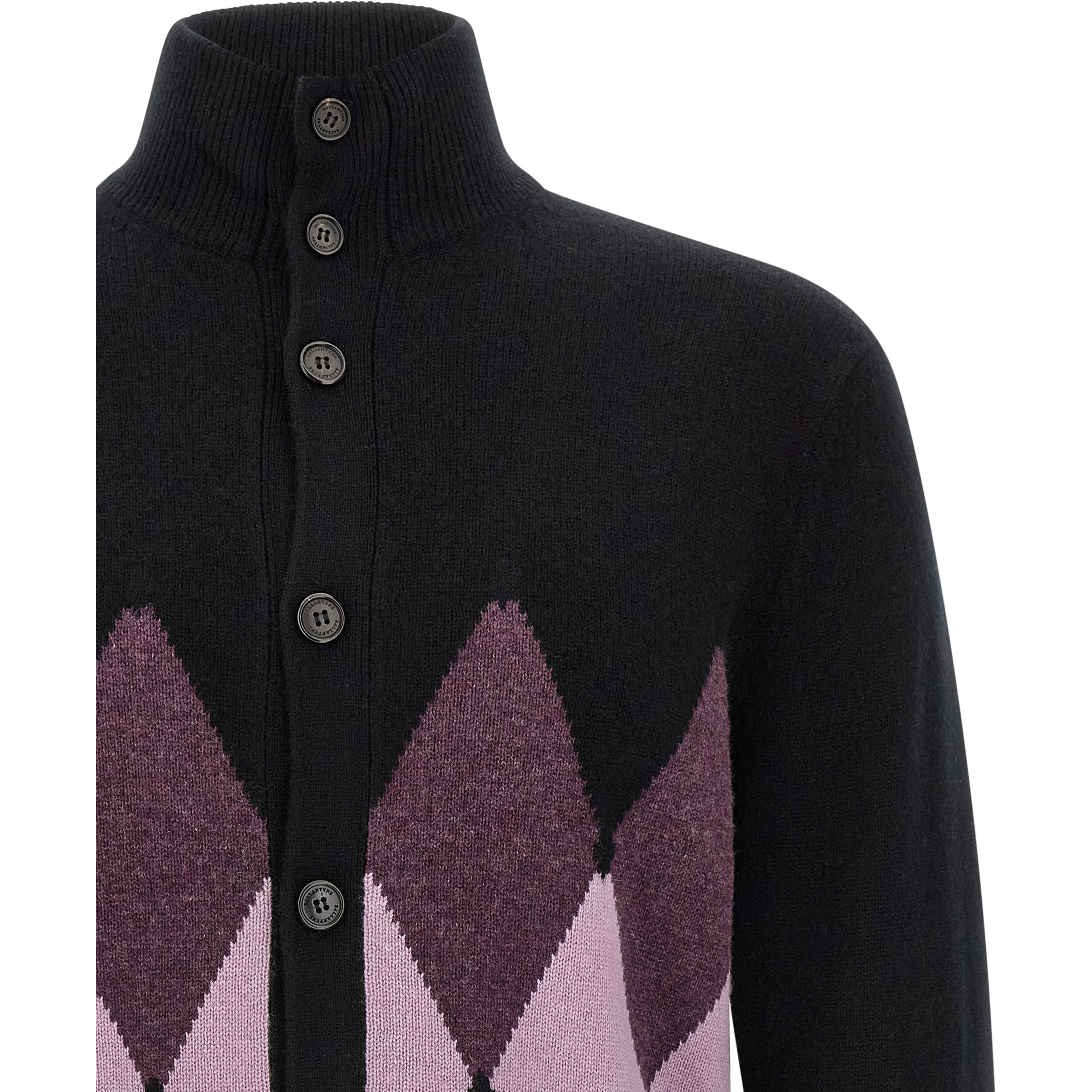 Black Cashmere Cardigan
