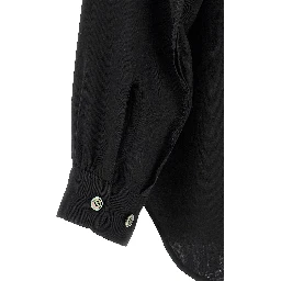Black Rayon Blouse
