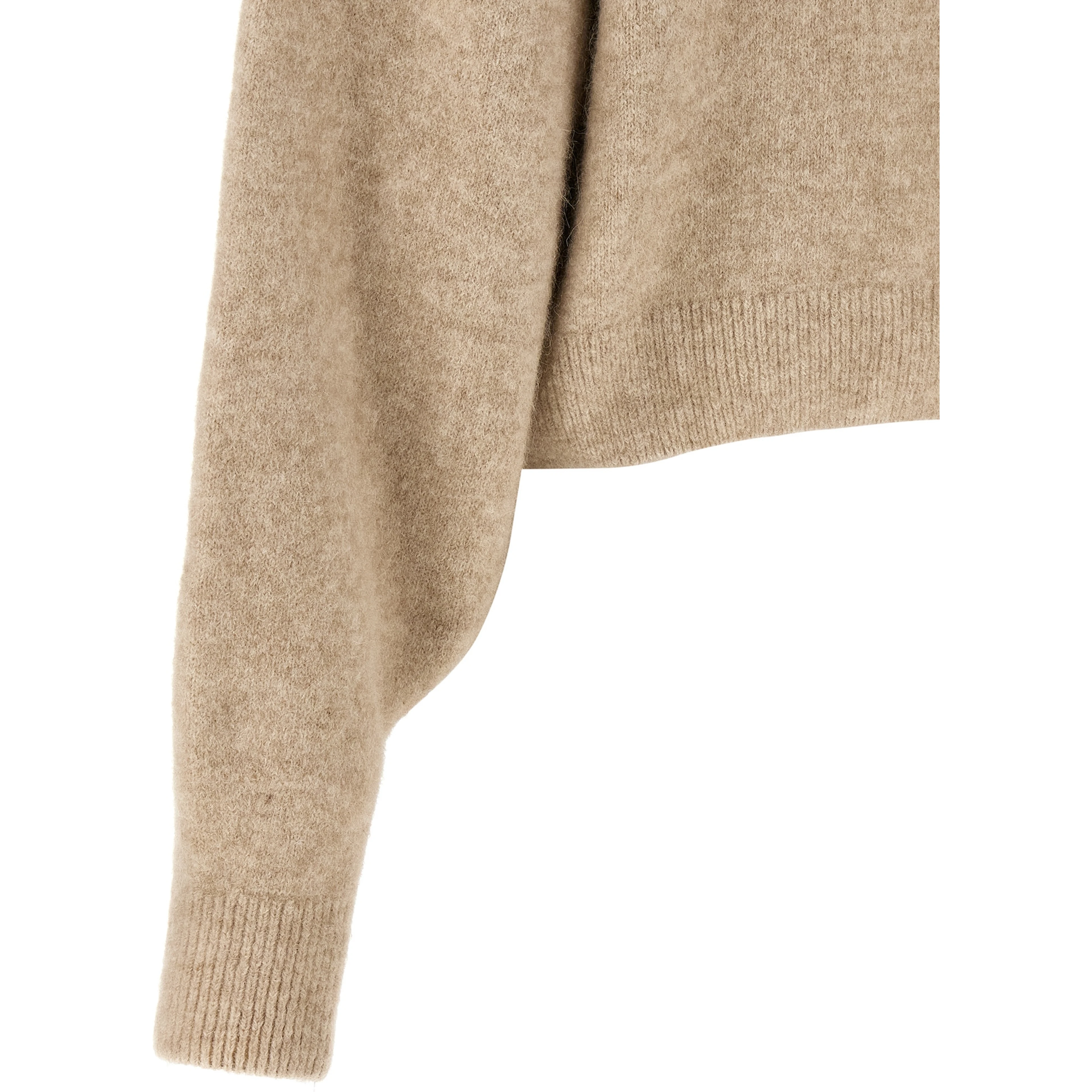 Beige Wool Cardigan