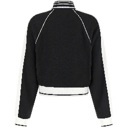 Black Polyester Shell Jacket