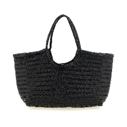 Black Cowhide Shoulder Bag
