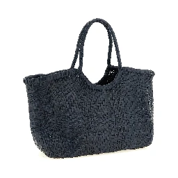 Blue Calfskin Handbag
