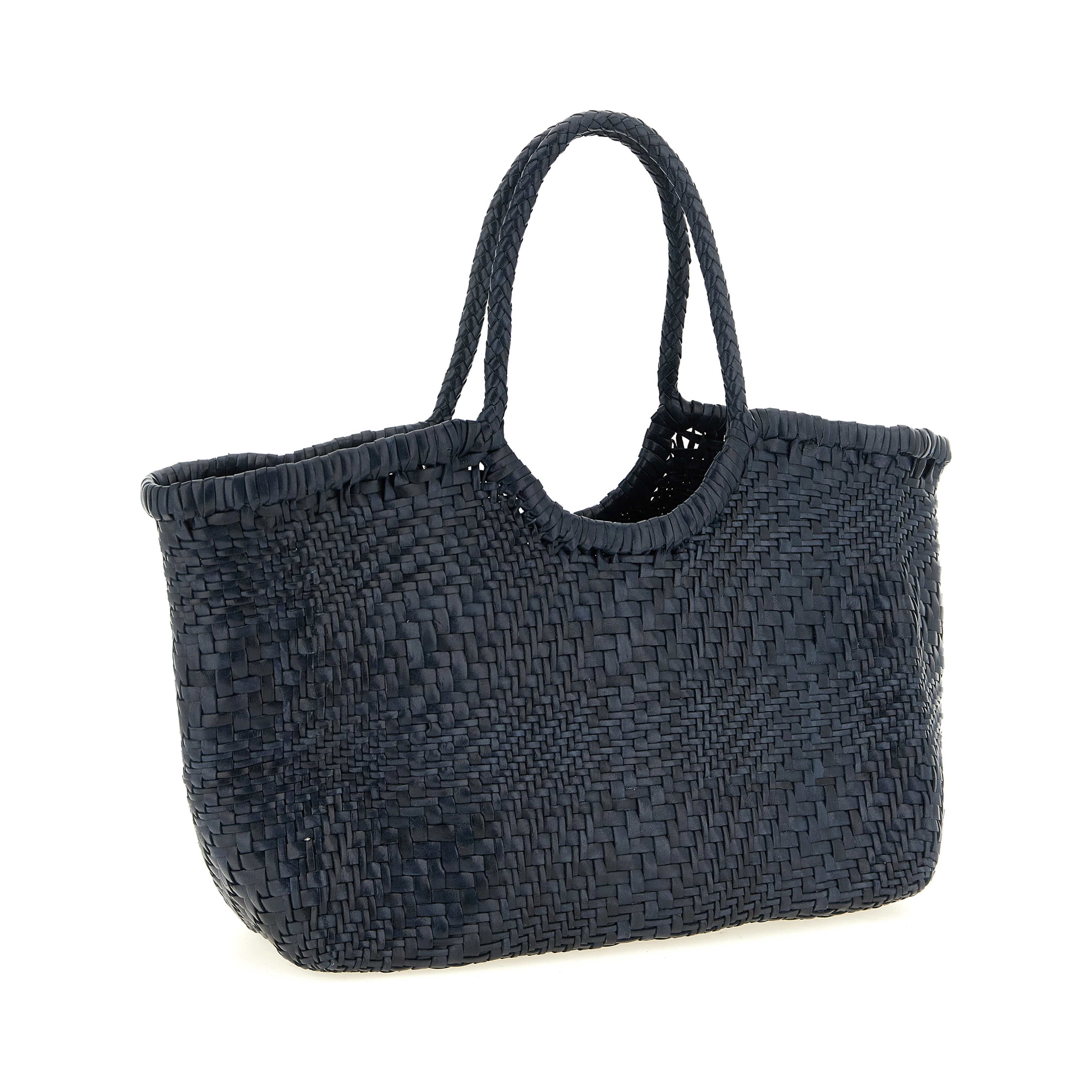 Blue Calfskin Handbag