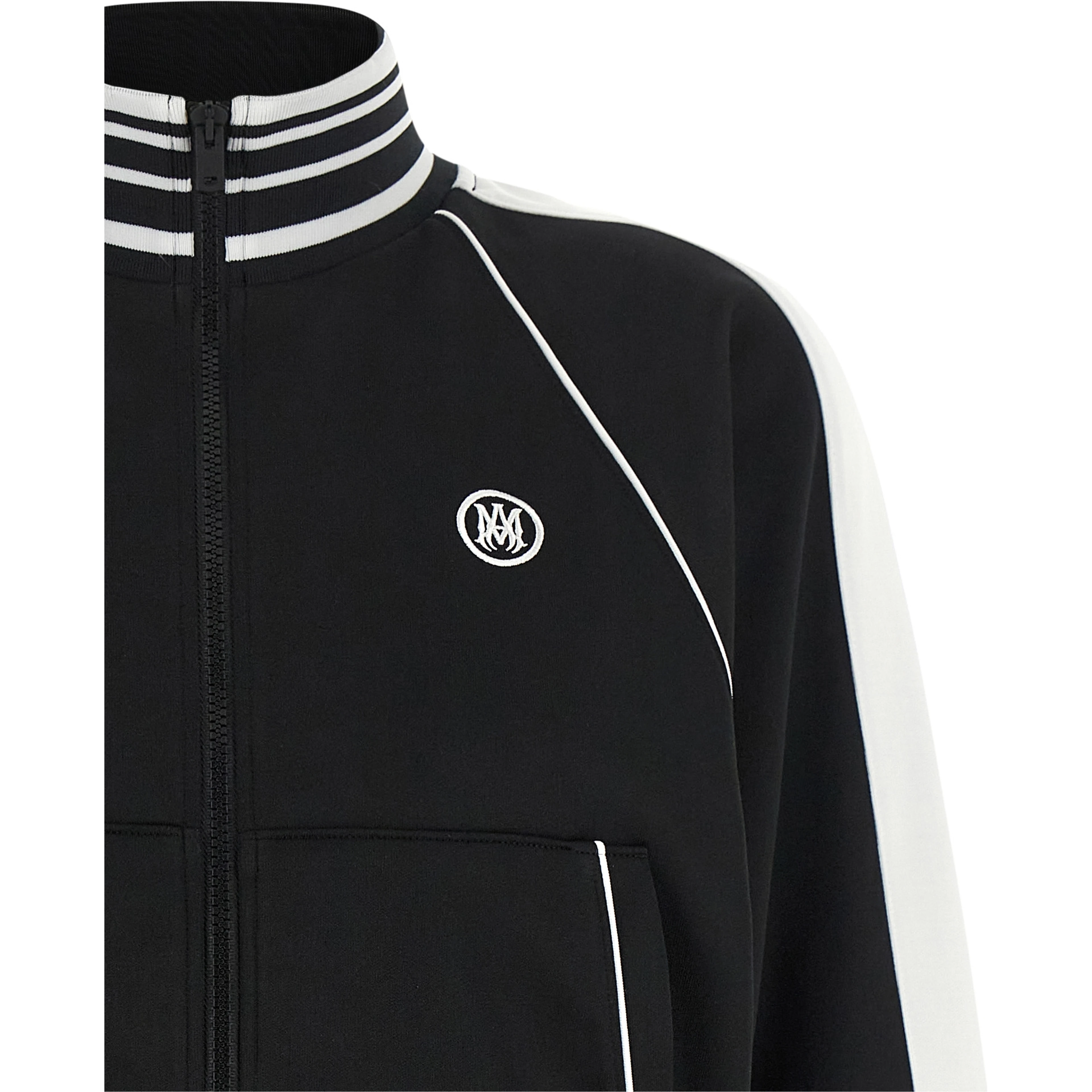 Black Polyester Shell Jacket