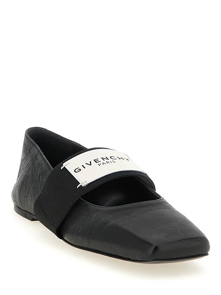 Black Lamb Leather Ballet Flats alternative