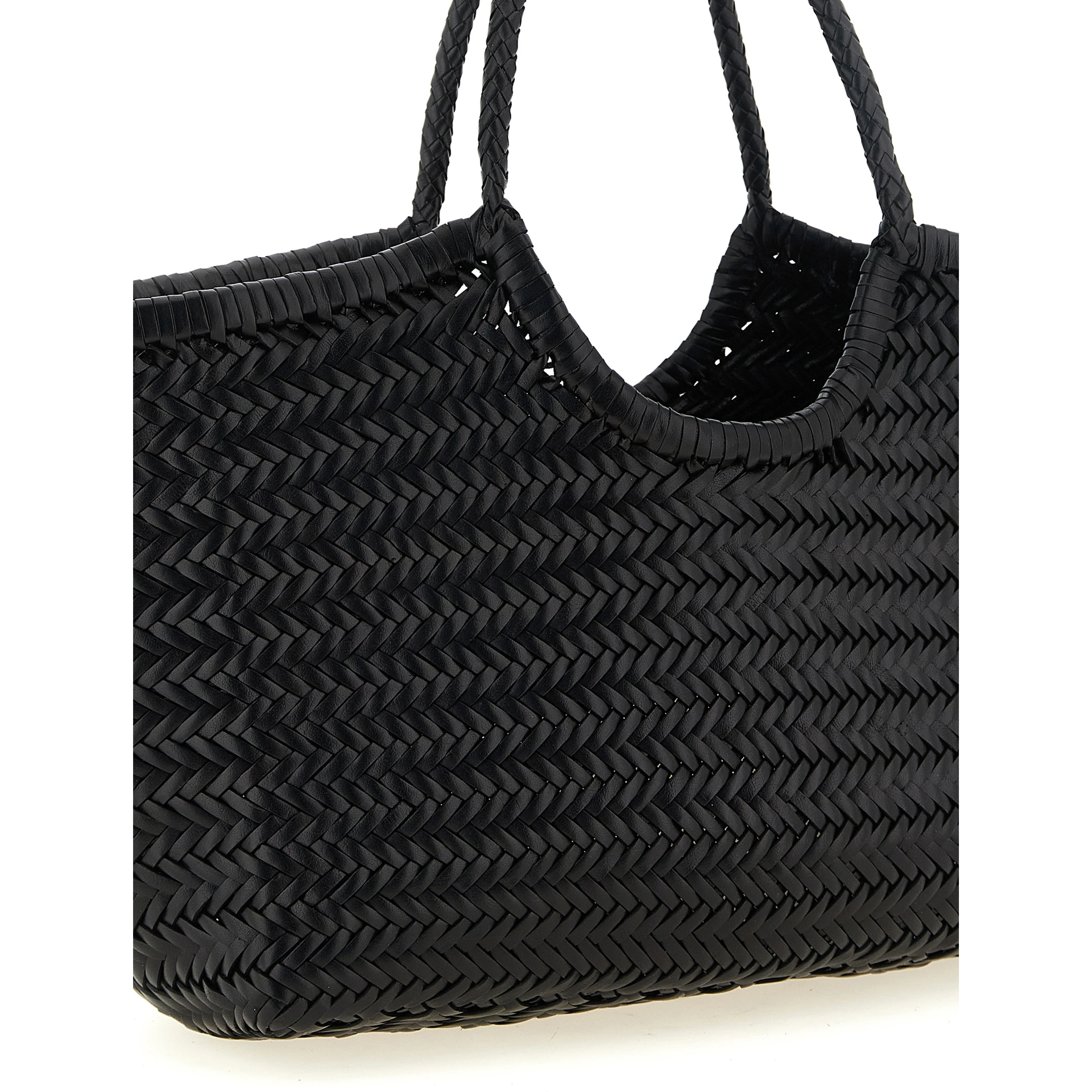 Black Cowhide Shoulder Bag
