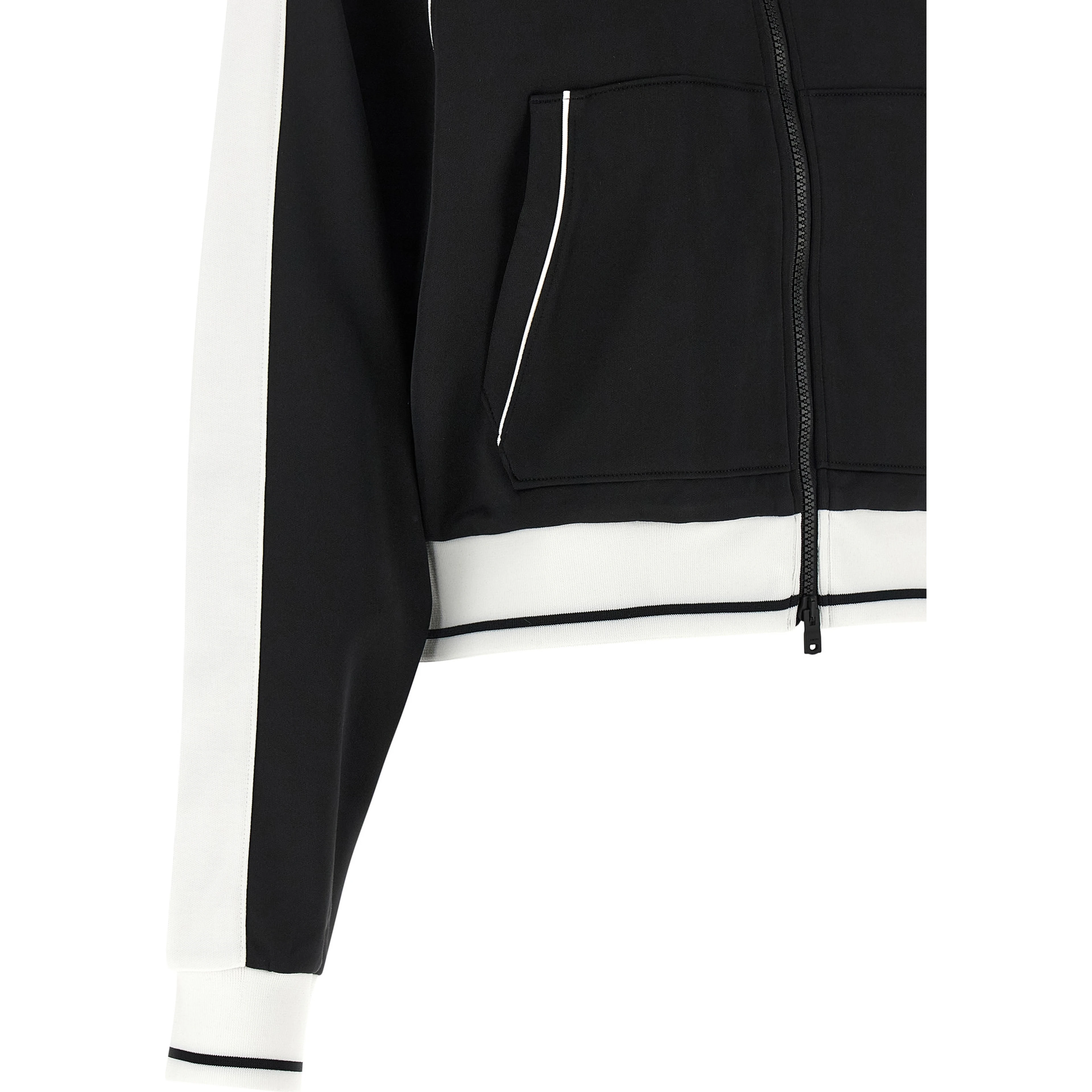 Black Polyester Shell Jacket