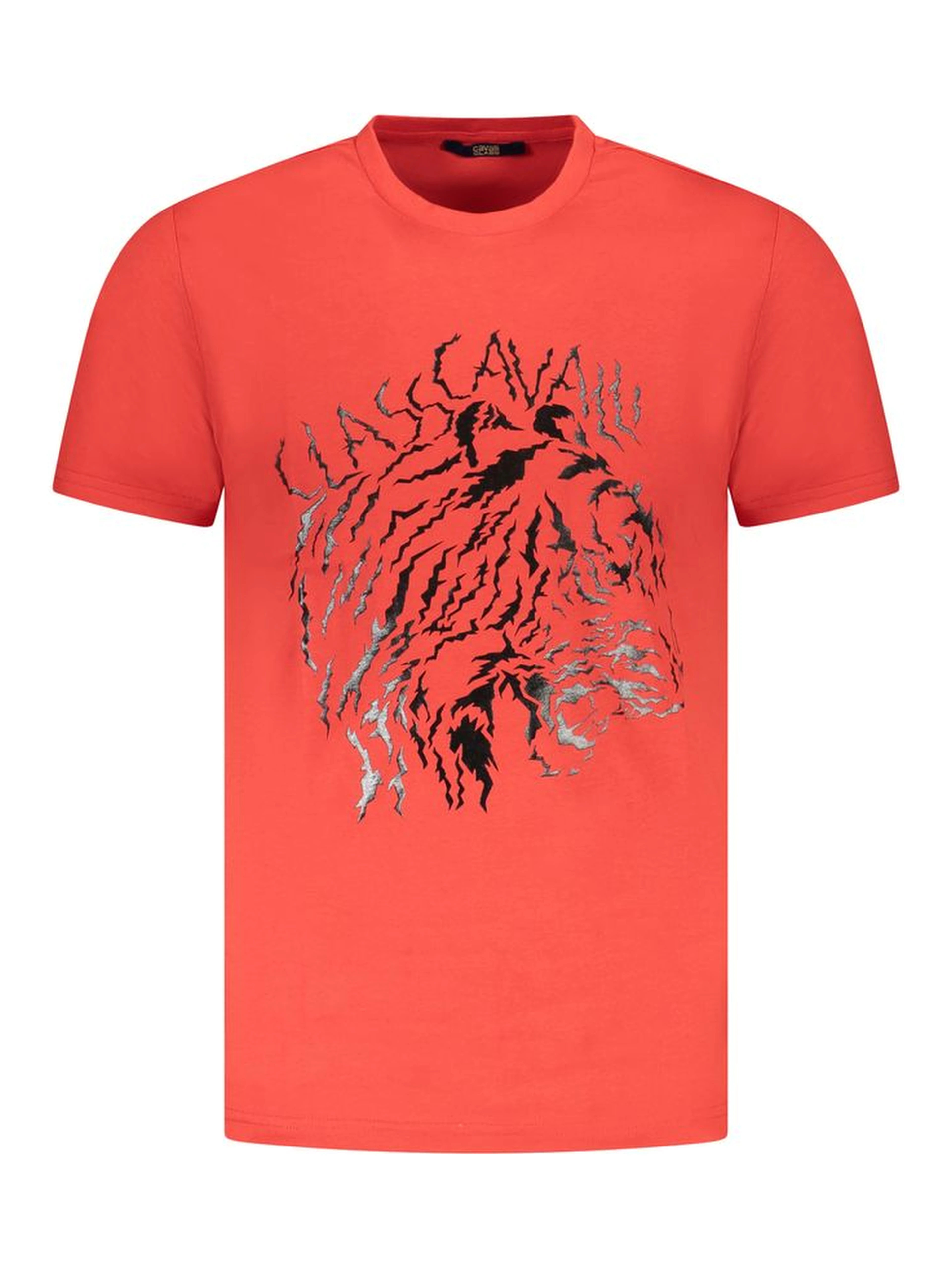 Red Cotton Men T-Shirt