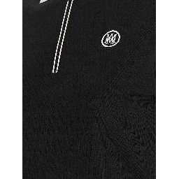 Black Polyester Polo Shirt