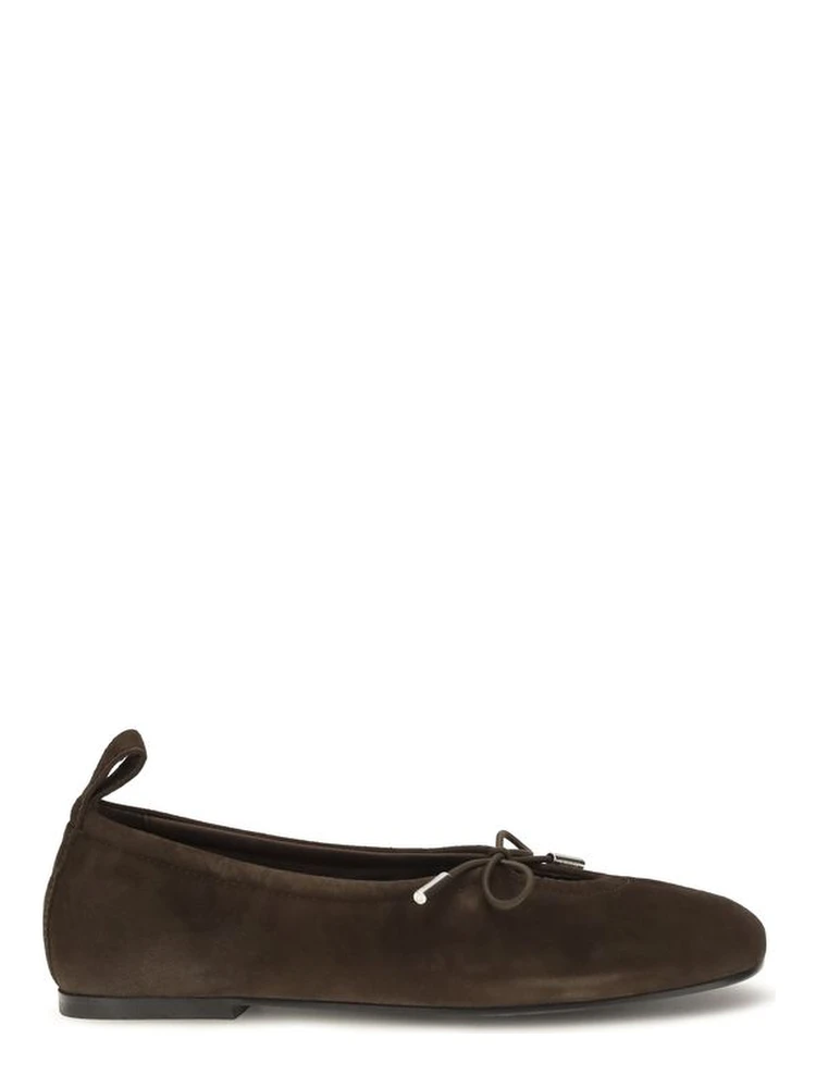 Brown Goatskin Ballet Flats