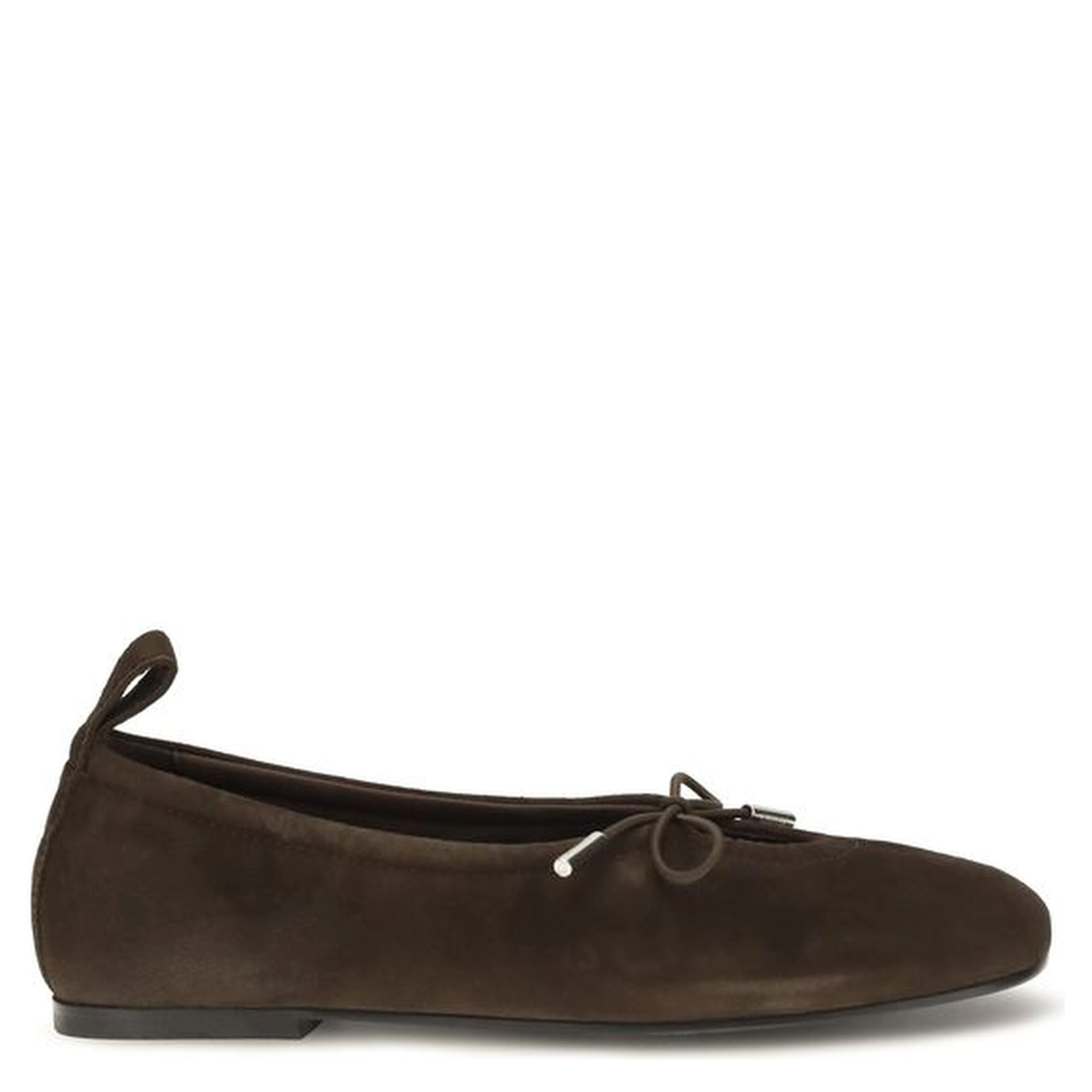 Brown Goatskin Ballet Flats