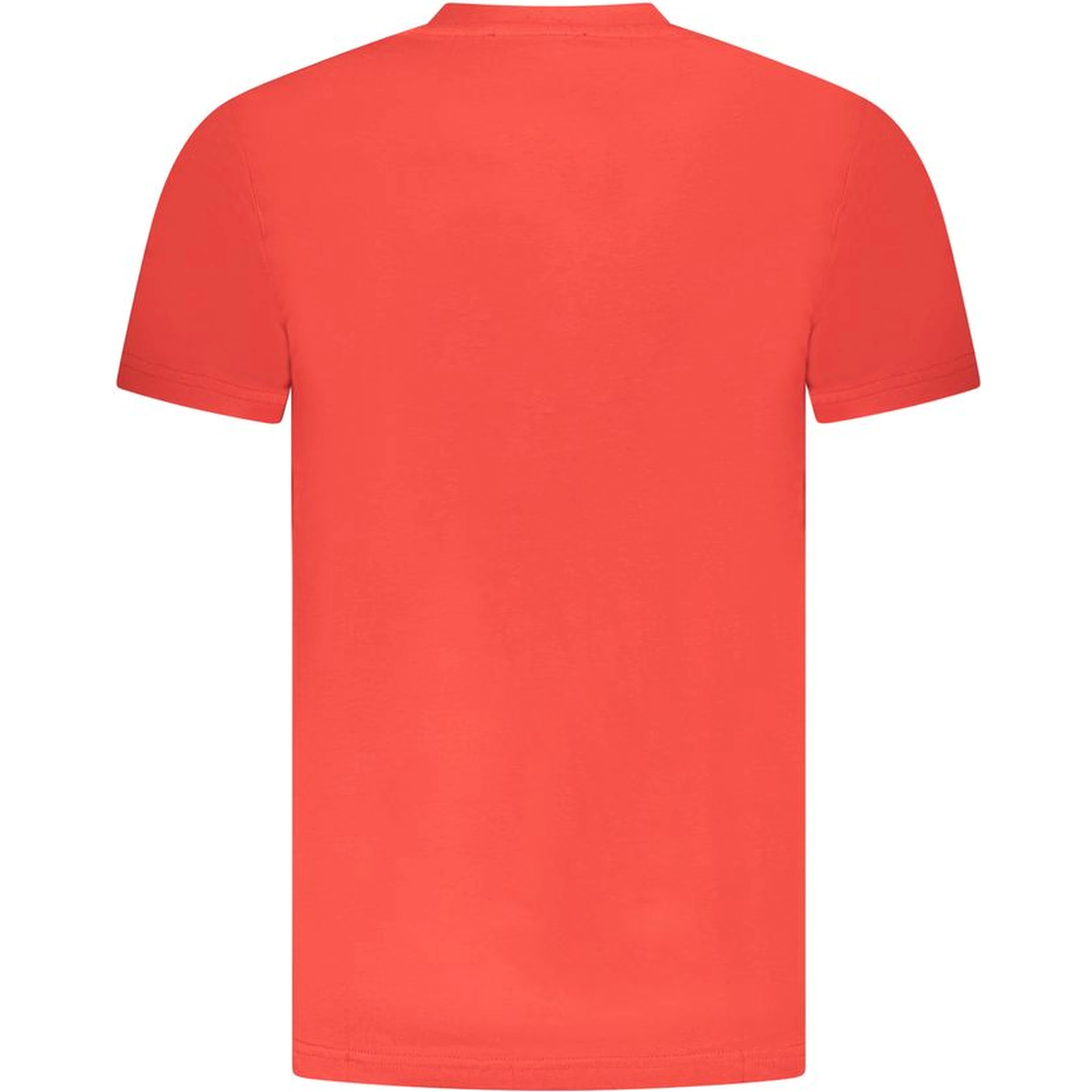 Red Cotton Men T-Shirt