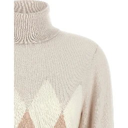 Beige Cashmere Cardigan