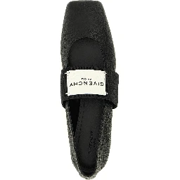 Black Lamb Leather Ballet Flats
