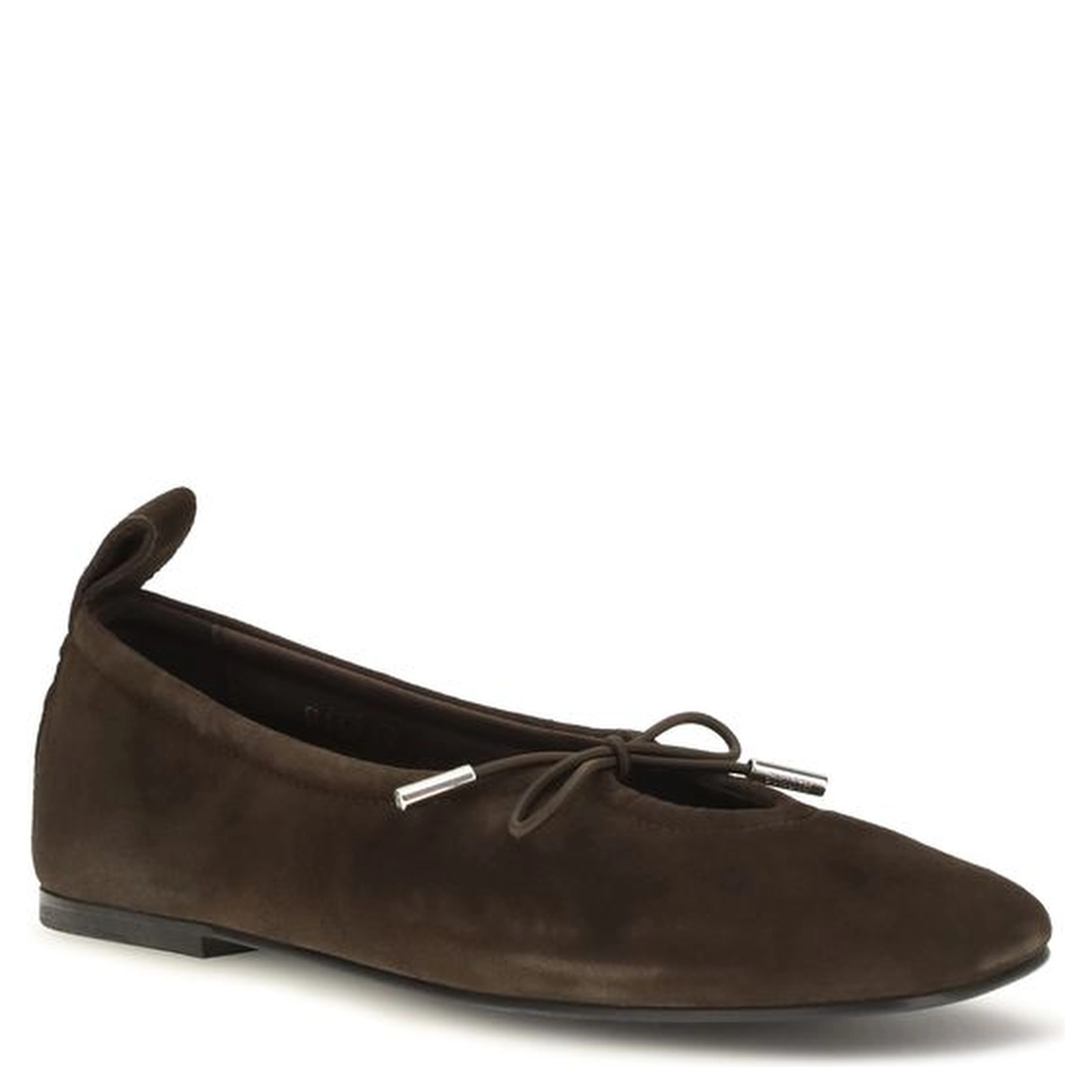 Brown Goatskin Ballet Flats