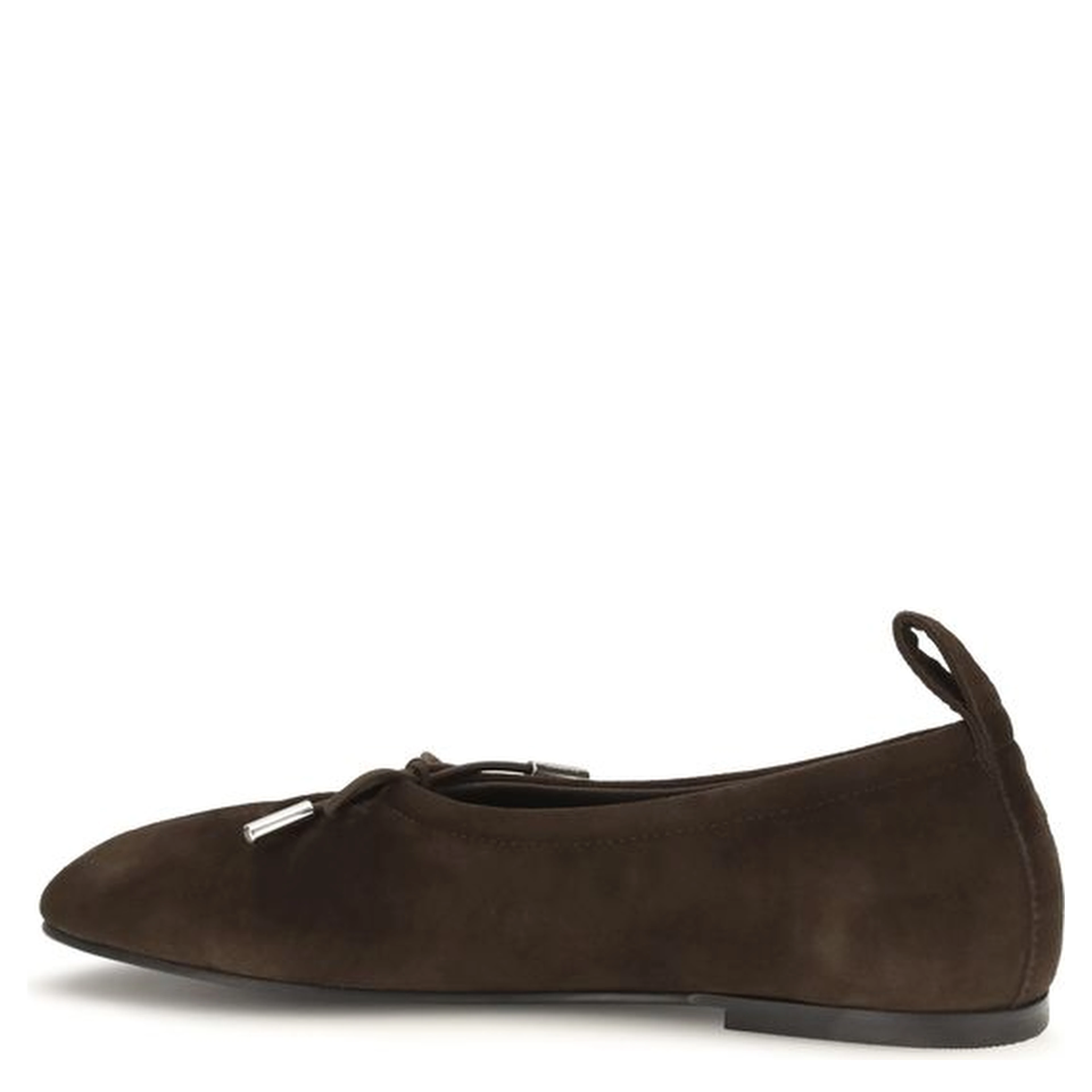Brown Goatskin Ballet Flats