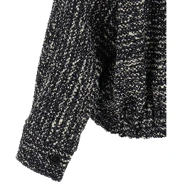 White Virgin Wool Bomber